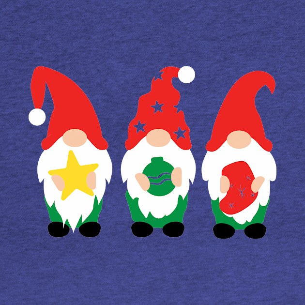 Christmas Gnome Family V by peggieprints